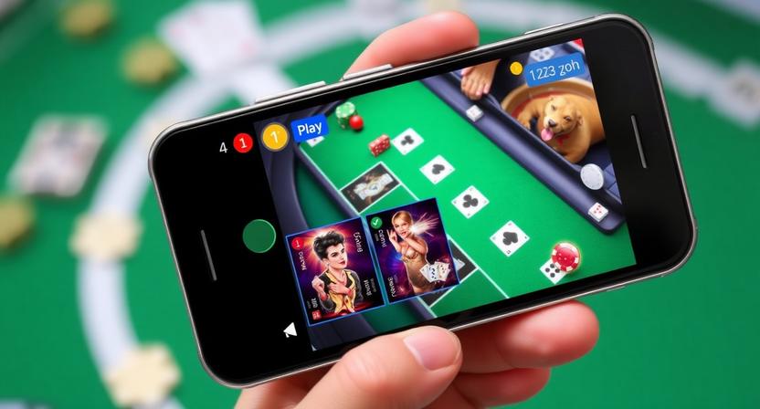 WK777 mobile casino app interface