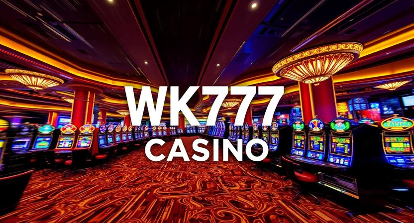 Variety of slot machines available on WK777