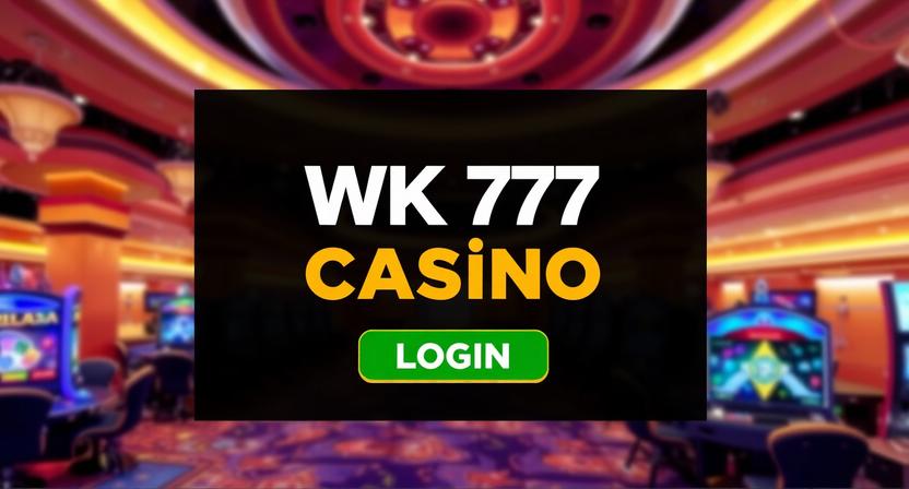 Account dashboard after WK777 login